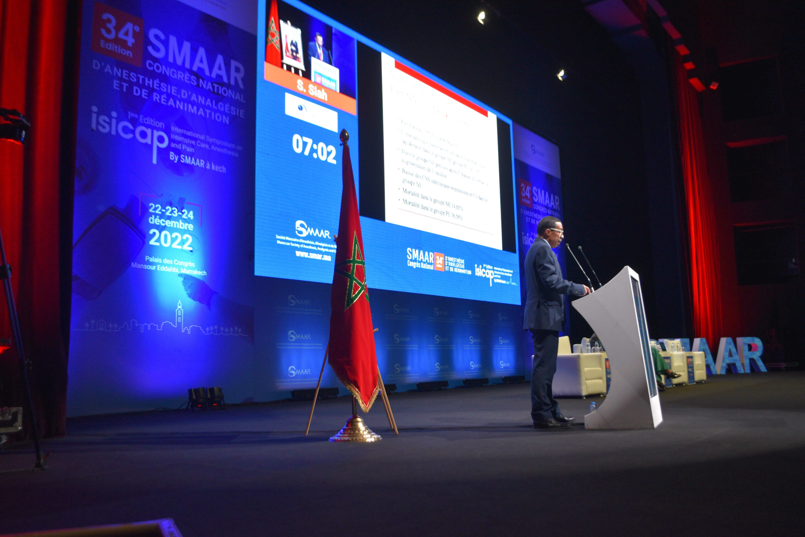 34éme congrès national de la SMAAR jumelé à la 1ère édition de l’ISICAP à Marrakech