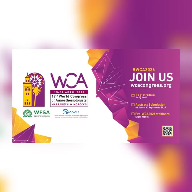 19th World Congress of Anaesthesiologists